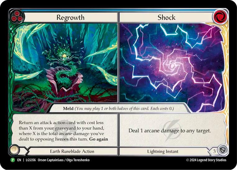 Regrowth // Shock Cold Foil Promo