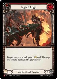 Jagged Edge Rainbow Foil