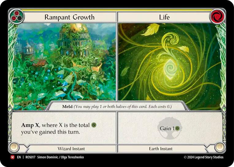 Rampant Growth // Life Cold Foil Promo