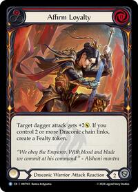 Affirm Loyalty (Red) Rainbow Foil