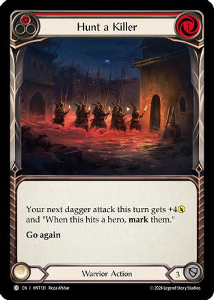 Hunt a Killer (Red) (HNT131) - The Hunted Rainbow Foil