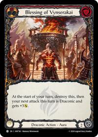 Blessing of Vynserakai (Red) Rainbow Foil