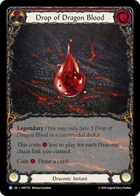 Drop of Dragon Blood (Extended Art) Rainbow Foil