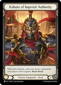 Kabuto of Imperial Authority (Extended Art) Cold Foil