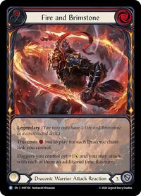 Fire and Brimstone (Extended Art) Rainbow Foil