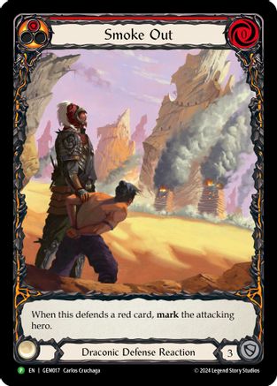 Smoke Out (Red) (GEM017) - GEM Pack 1 Rainbow Foil