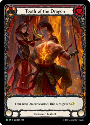 Tooth of the Dragon (Red) (GEM020) - GEM Pack 1
