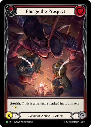 Plunge the Prospect (Red) (GEM024) - GEM Pack 1