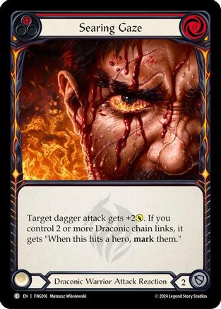 Searing Gaze (Red) (FNG016) - Blitz Deck: The Hunted - Fang
