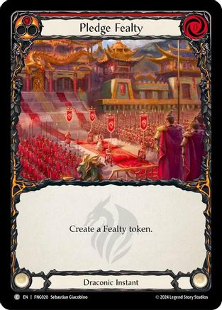 Pledge Fealty (Red) (FNG020) - Blitz Deck: The Hunted - Fang