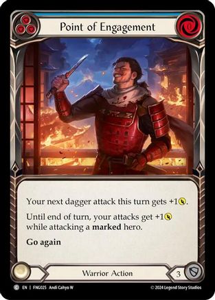 Point of Engagement (Blue) (FNG025) - Blitz Deck: The Hunted - Fang