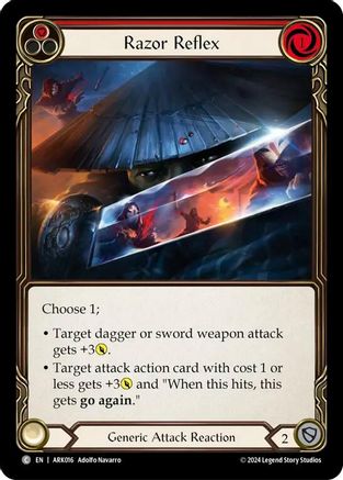 Razor Reflex (Red) (ARK016) - Blitz Deck: The Hunted - Arakni