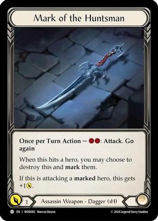 Mark of the Huntsman (WOD002) - Blitz Deck: The Hunted - Arakni, Web of Deceit