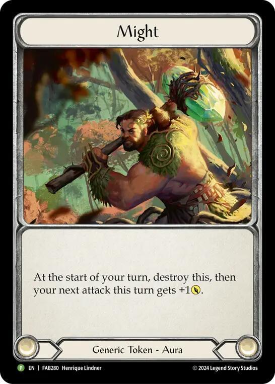 Might Cold Foil Promo