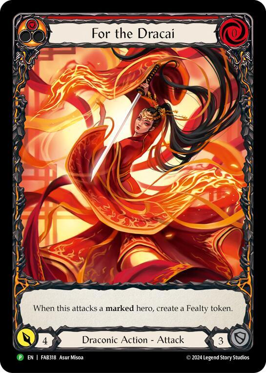 For the Dracai Rainbow Foil Promo