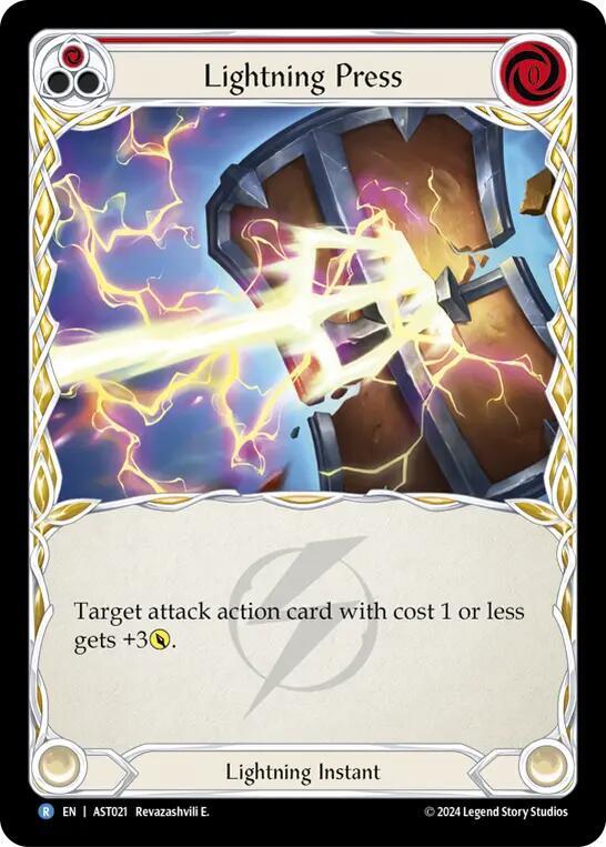 Lightning Press (Red) Armory Deck