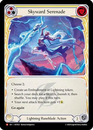 Skyward Serenade (AST023) - Armory Deck: Aurora Rainbow Foil