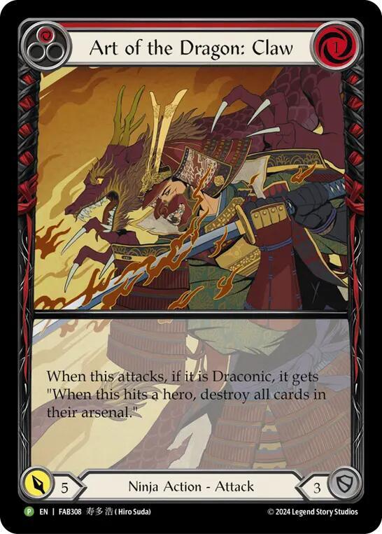 Art of the Dragon: Claw Rainbow Foil Promo