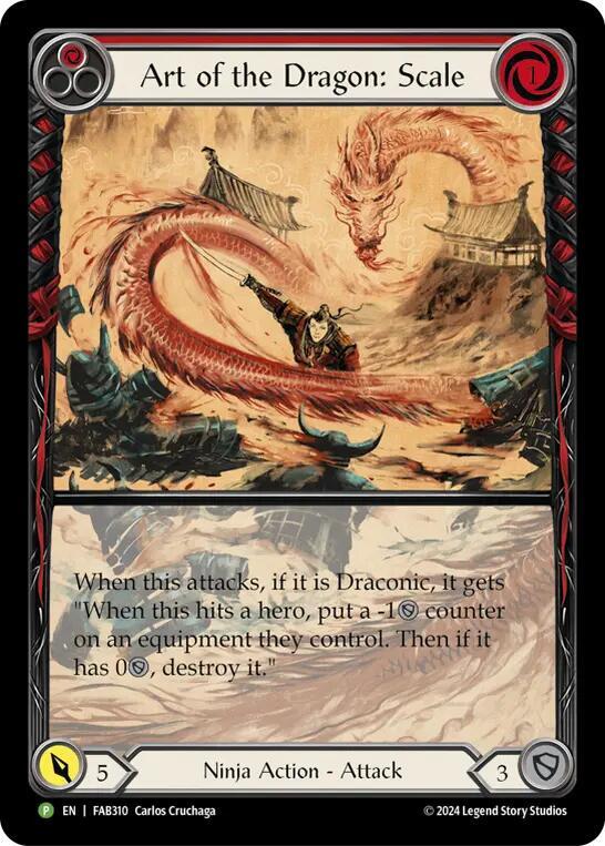 Art of the Dragon: Scale Rainbow Foil Promo