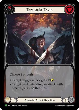 Tarantula Toxin - FAB315 (FAB315) - Flesh and Blood: Promo Cards Rainbow Foil