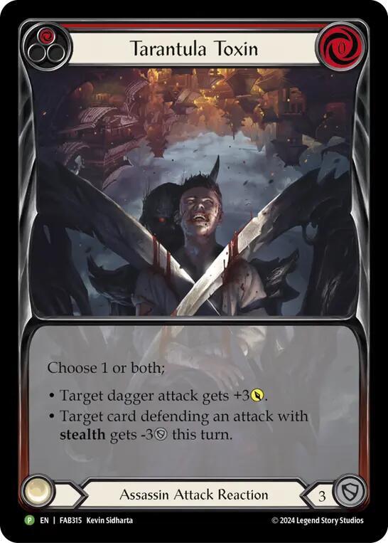Tarantula Toxin Rainbow Foil Promo