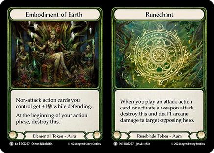 Embodiment of Earth // Runechant // Embodiment of Lightning // Runechant (ROS257)