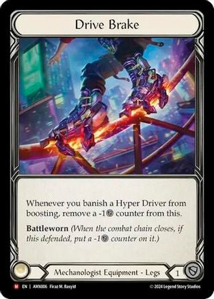 Drive Brake (AMX006) - Armory Deck: Maxx Nitro Rainbow Foil