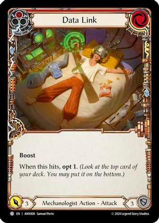 Data Link (Red) (AMX008) - Armory Deck: Maxx Nitro