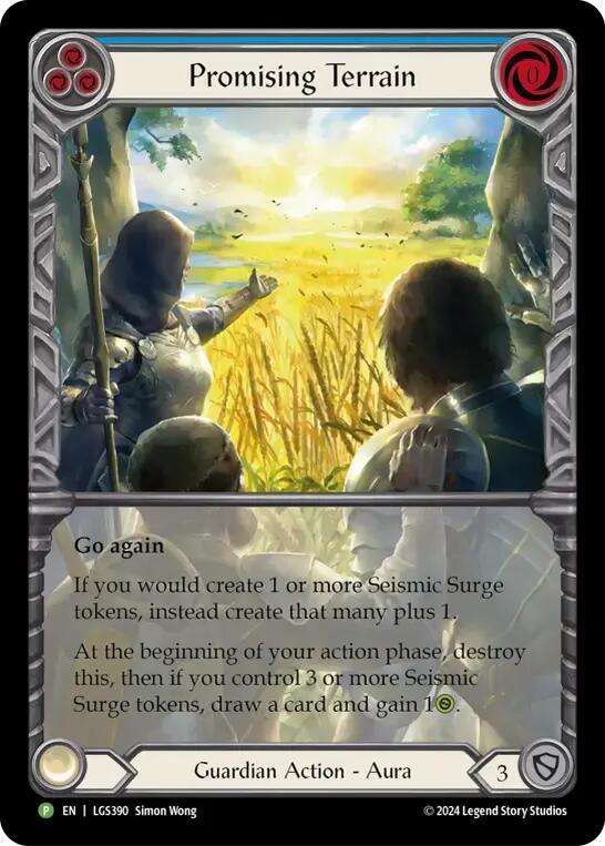 Promising Terrain Rainbow Foil Promo