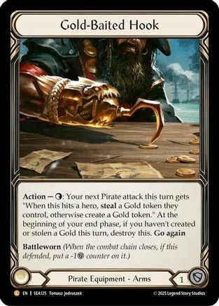 Gold-Baited Hook (SEA125) - High Seas Cold Foil