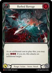 Barbed Barrage Rainbow Foil