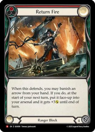 Return Fire (SEA099) - High Seas Rainbow Foil
