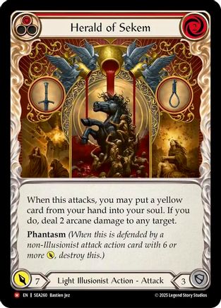 Herald of Sekem (SEA260) - High Seas Rainbow Foil