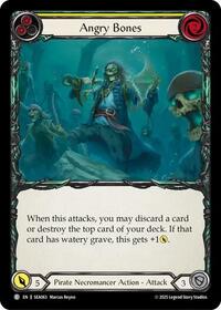 Angry Bones (Yellow) Rainbow Foil