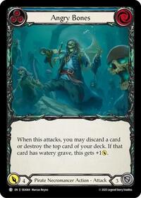 Angry Bones (Blue) Rainbow Foil