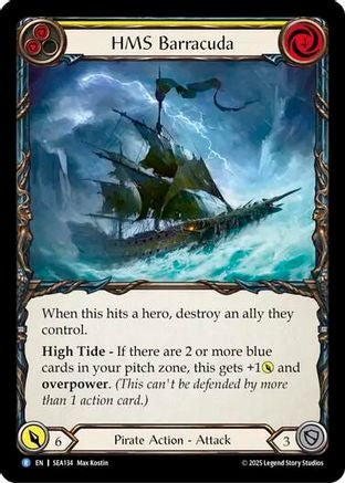 HMS Barracuda (SEA134) - High Seas Rainbow Foil