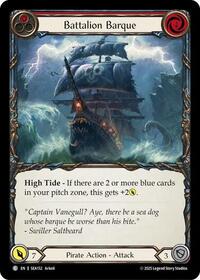 Battalion Barque (Red) Rainbow Foil