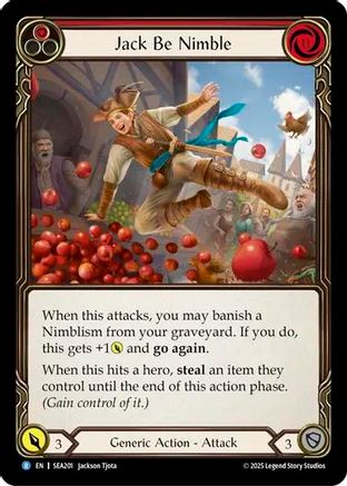 Jack Be Nimble (SEA201) - High Seas Rainbow Foil