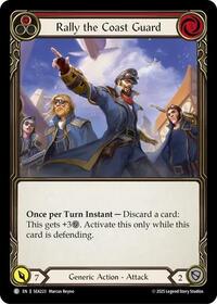 Rally the Coast Guard (Red) Rainbow Foil
