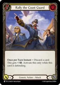 Rally the Coast Guard (Yellow) Rainbow Foil