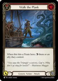Walk the Plank (Red) Rainbow Foil