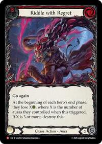 Riddle with Regret Rainbow Foil