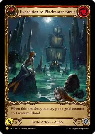 Expedition to Blackwater Strait (Treasure) (SEA156) Cold Foil