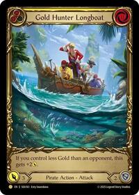 Gold Hunter Longboat (Treasure) Cold Foil