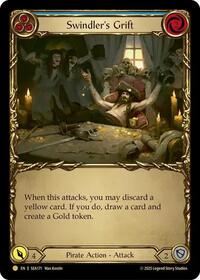 Swindler's Grift (Blue) (Treasure) Cold Foil