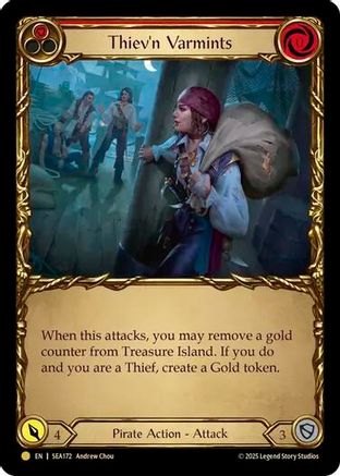 Thiev'n Varmints (Treasure) (SEA172) - High Seas Cold Foil
