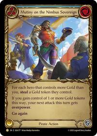 Mutiny on the Nimbus Sovereign (Treasure) Cold Foil