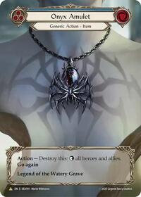 Onyx Amulet (Treasure) Cold Foil