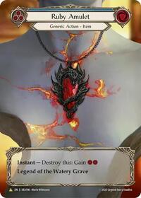 Ruby Amulet (Treasure) Cold Foil