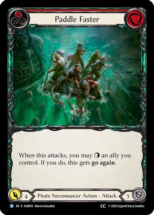 Paddle Faster (CC Tag) (AGB010) - Armory Deck: Gravy Bones
